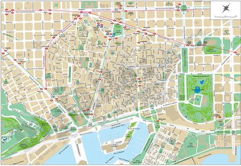 barcelona city centre|barcelona city centre map.